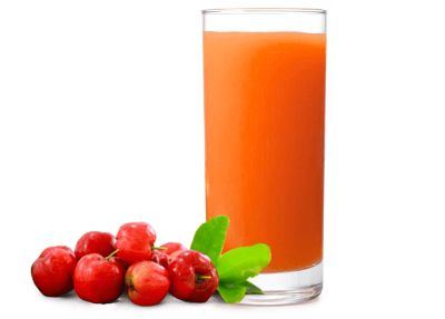 Suco de polpa de acerola